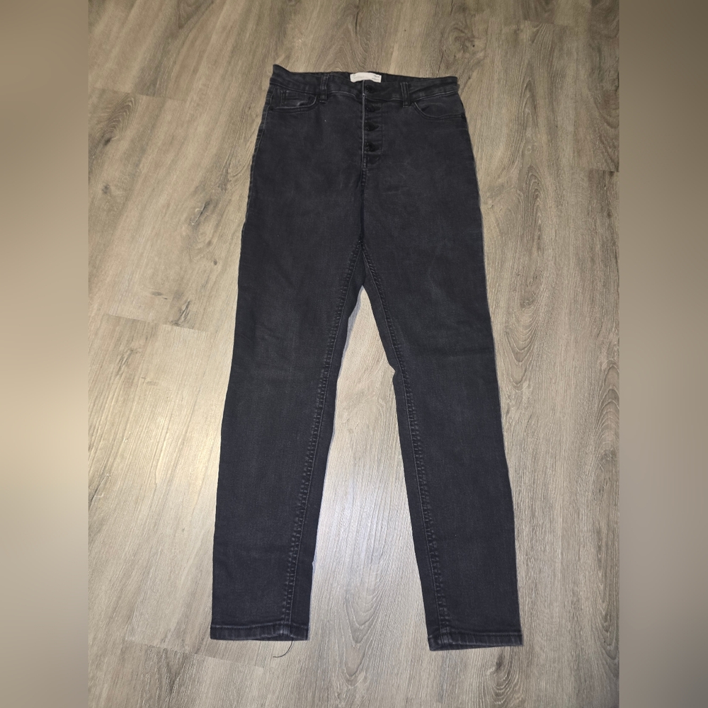 Ardene | Black Buttonfly Skinny Jeggings